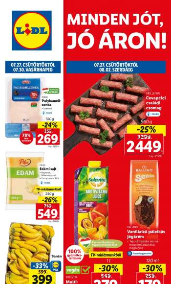 Újság Lidl - 2023.07.27 - 2023.08.02.