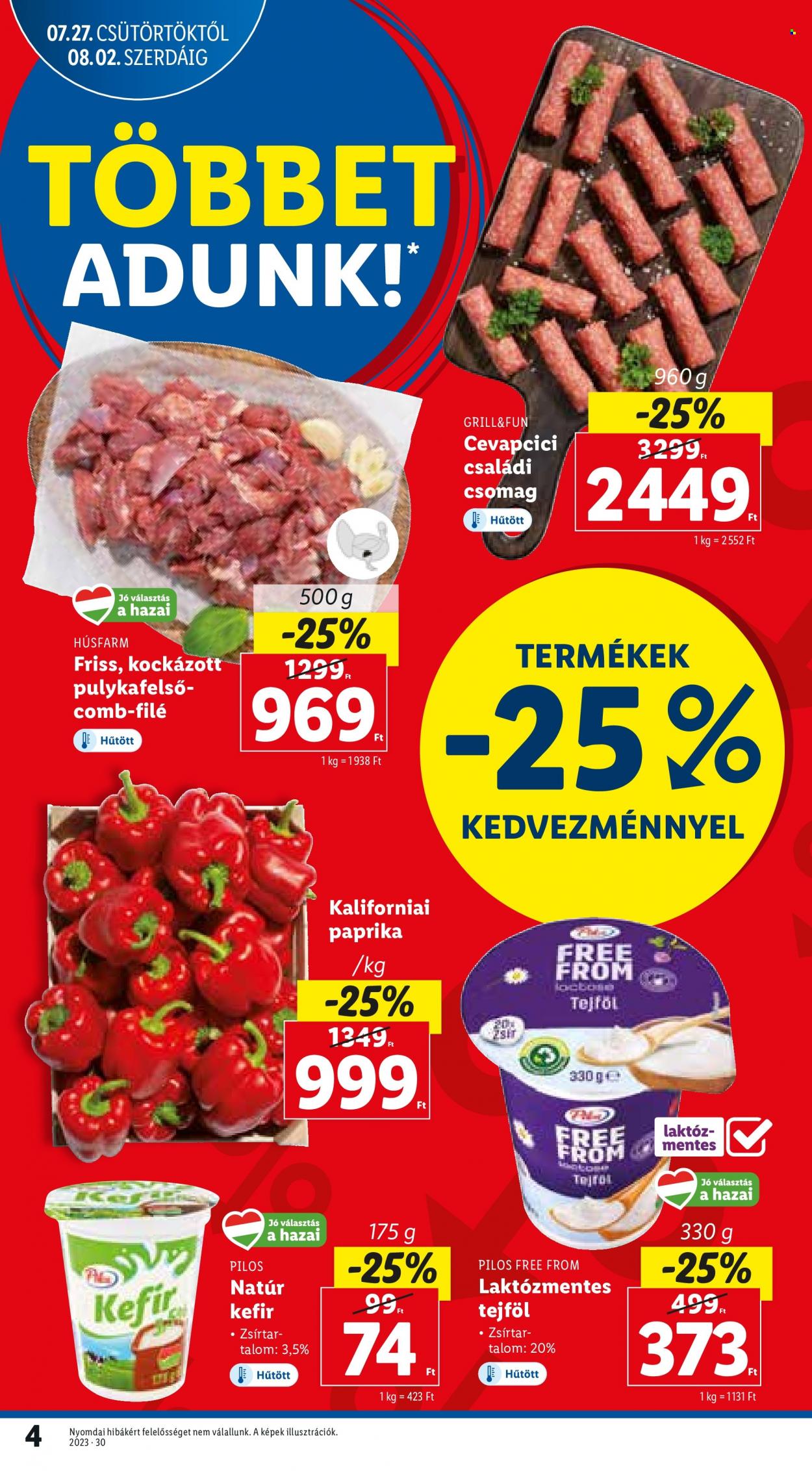 Lidl akciós újságok - 2023.07.27 - 2023.08.02. Oldal 4
