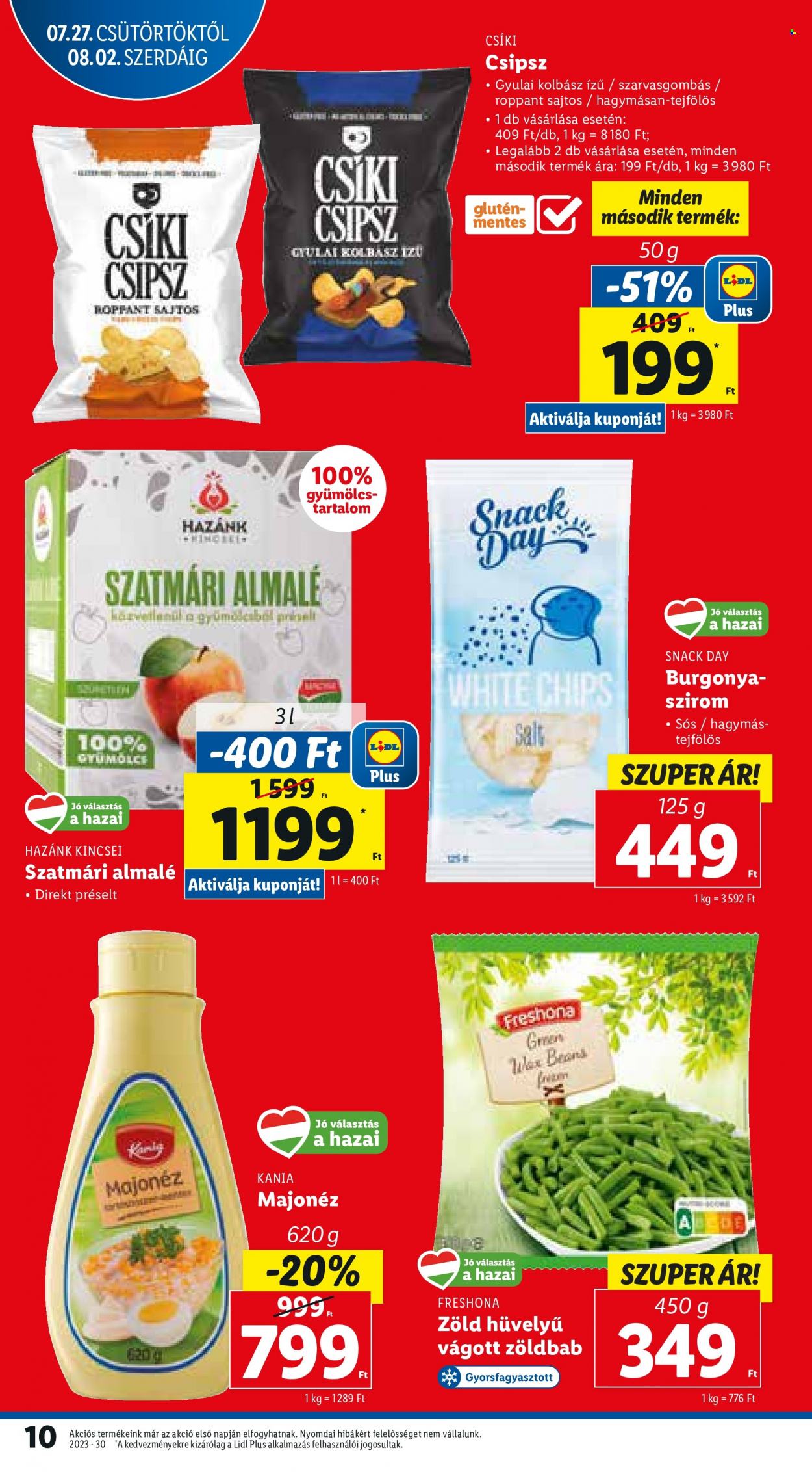 Lidl akciós újságok - 2023.07.27 - 2023.08.02. Oldal 10