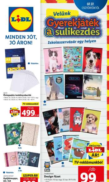 Újság Lidl.