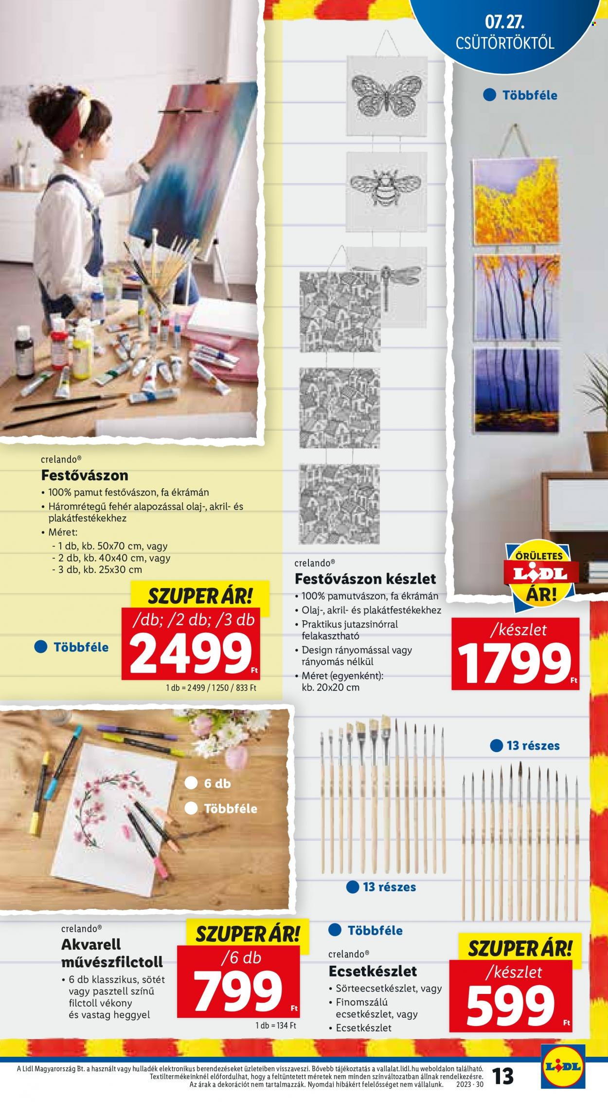 Lidl akciós újságok. Oldal 13