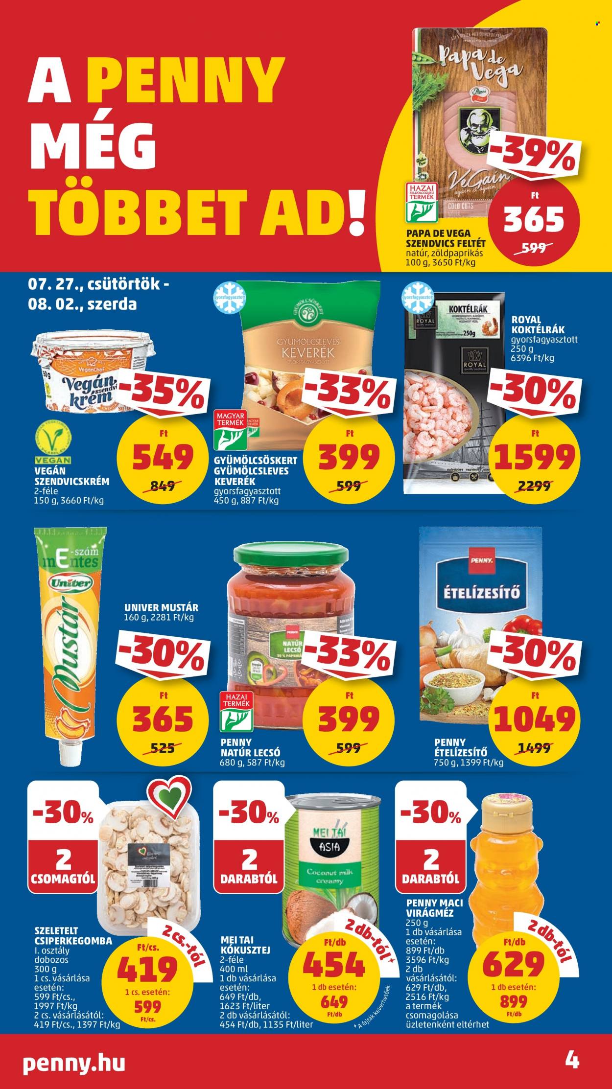 Penny Market akciós újságok - 2023.07.27 - 2023.08.02. Oldal 4