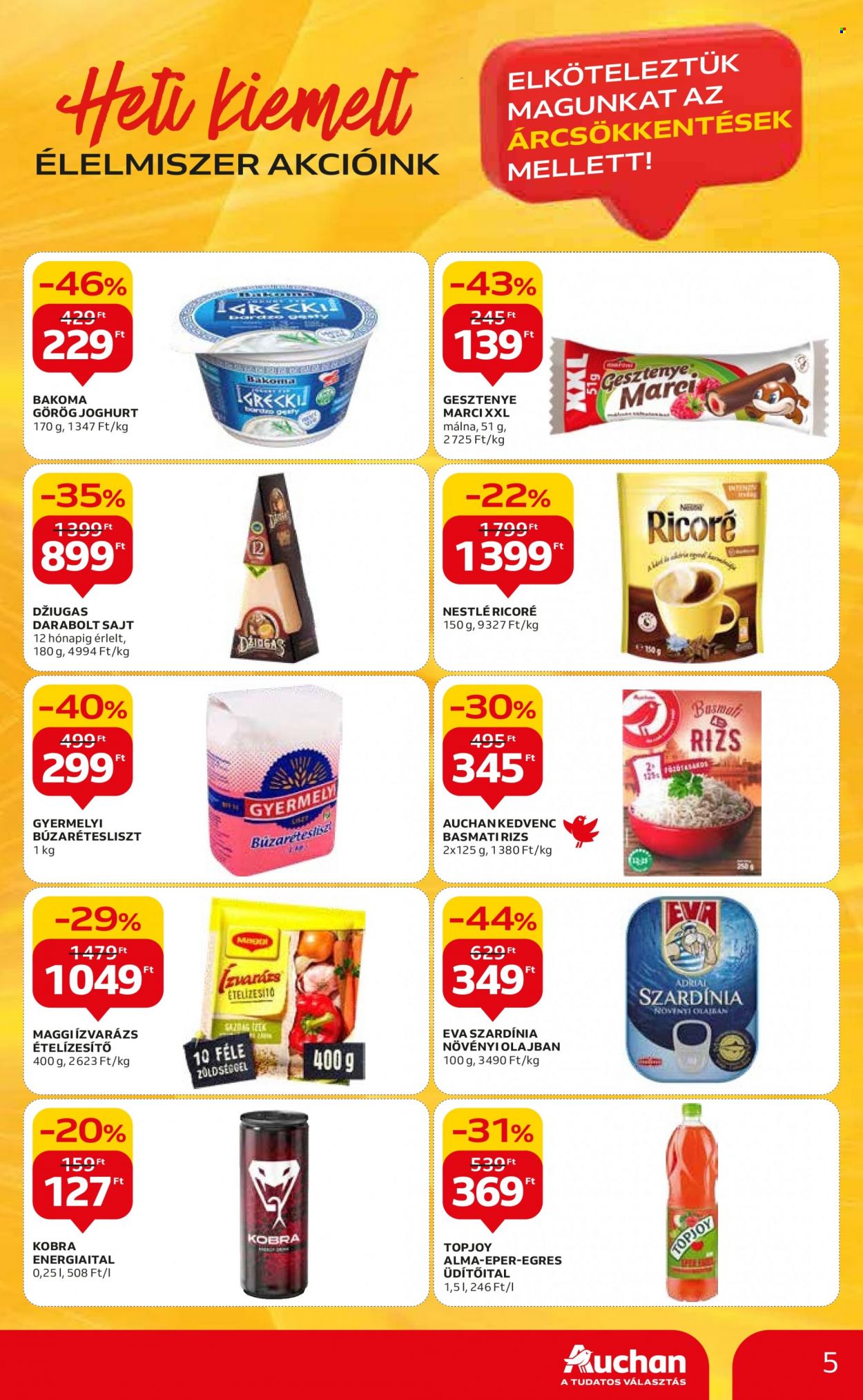 Auchan akciós újságok - 2023.07.27 - 2023.08.02. Oldal 5