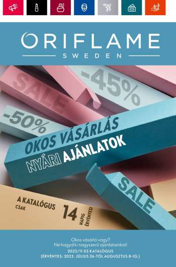 Újság Oriflame - 2023.07.26 - 2023.08.08.