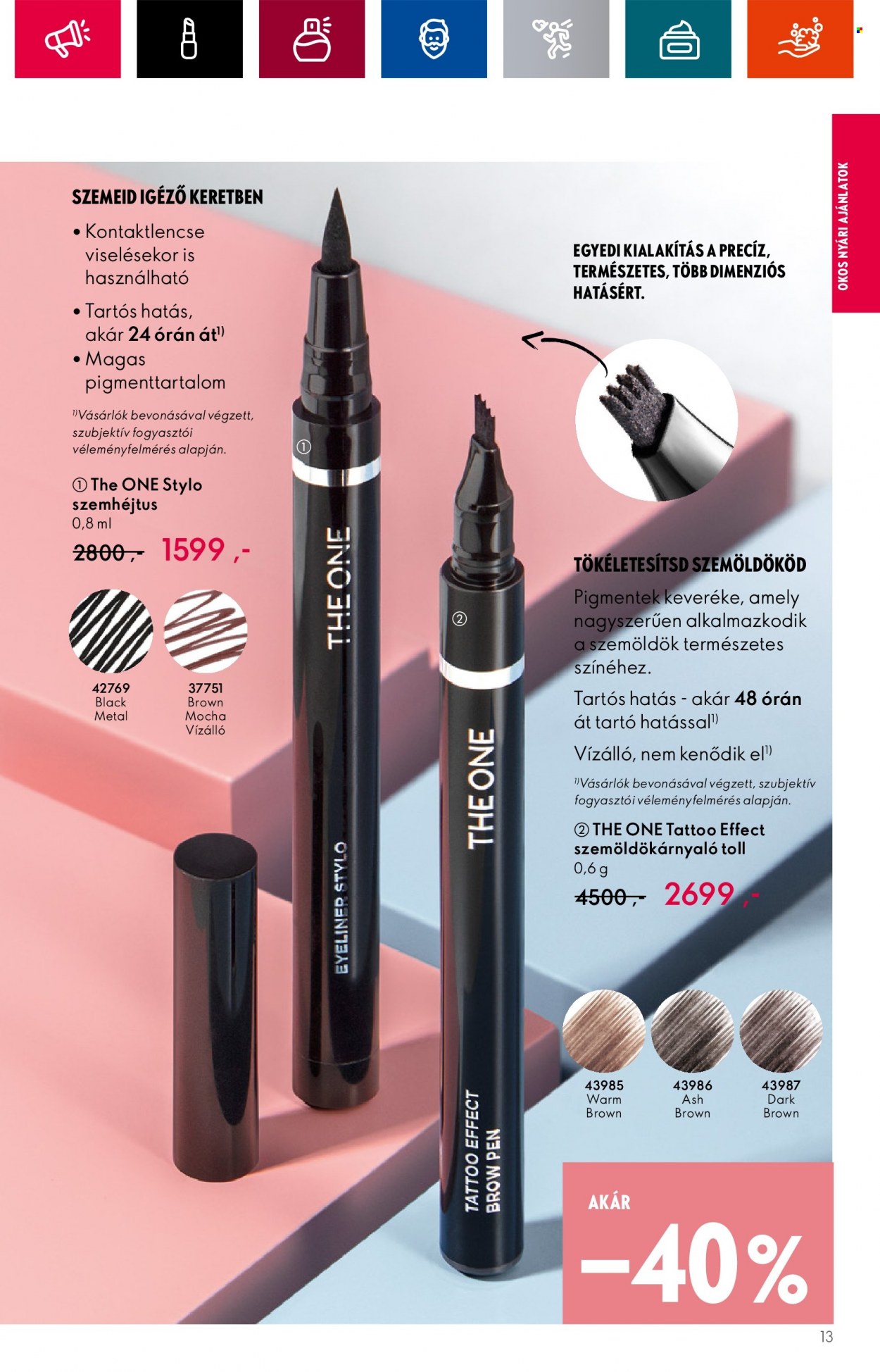 Oriflame akciós újságok - 2023.07.26 - 2023.08.08. Oldal 13