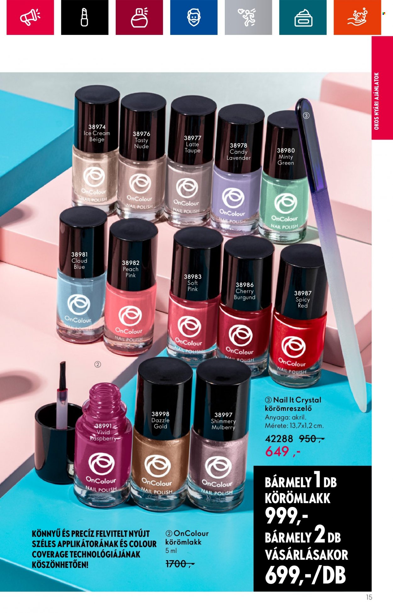 Oriflame akciós újságok - 2023.07.26 - 2023.08.08. Oldal 15