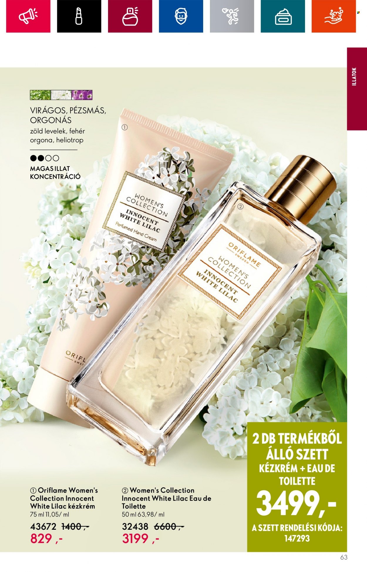 Oriflame akciós újságok - 2023.07.26 - 2023.08.08. Oldal 63