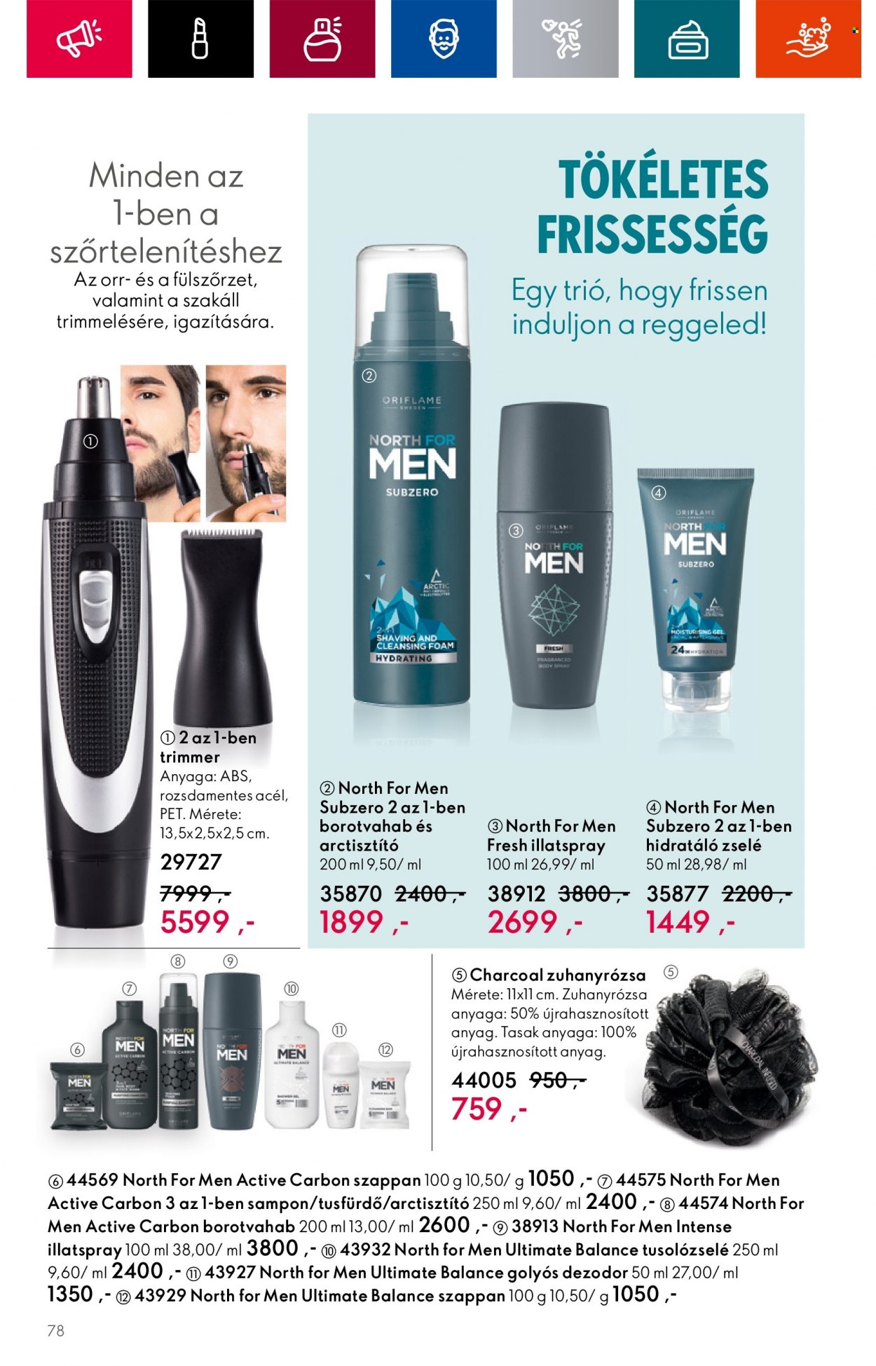 Oriflame akciós újságok - 2023.07.26 - 2023.08.08. Oldal 78