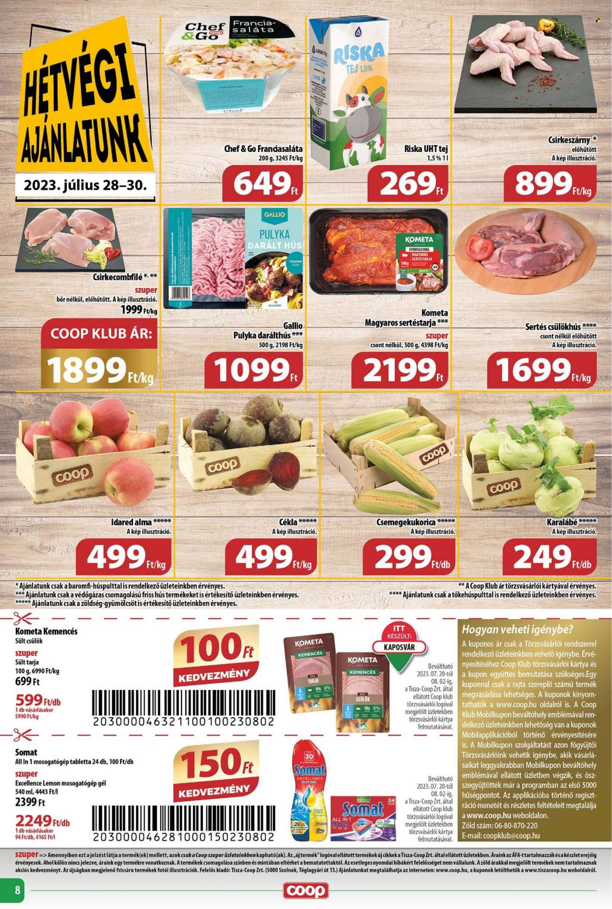 Coop akciós újságok - 2023.07.27 - 2023.08.02. Oldal 8