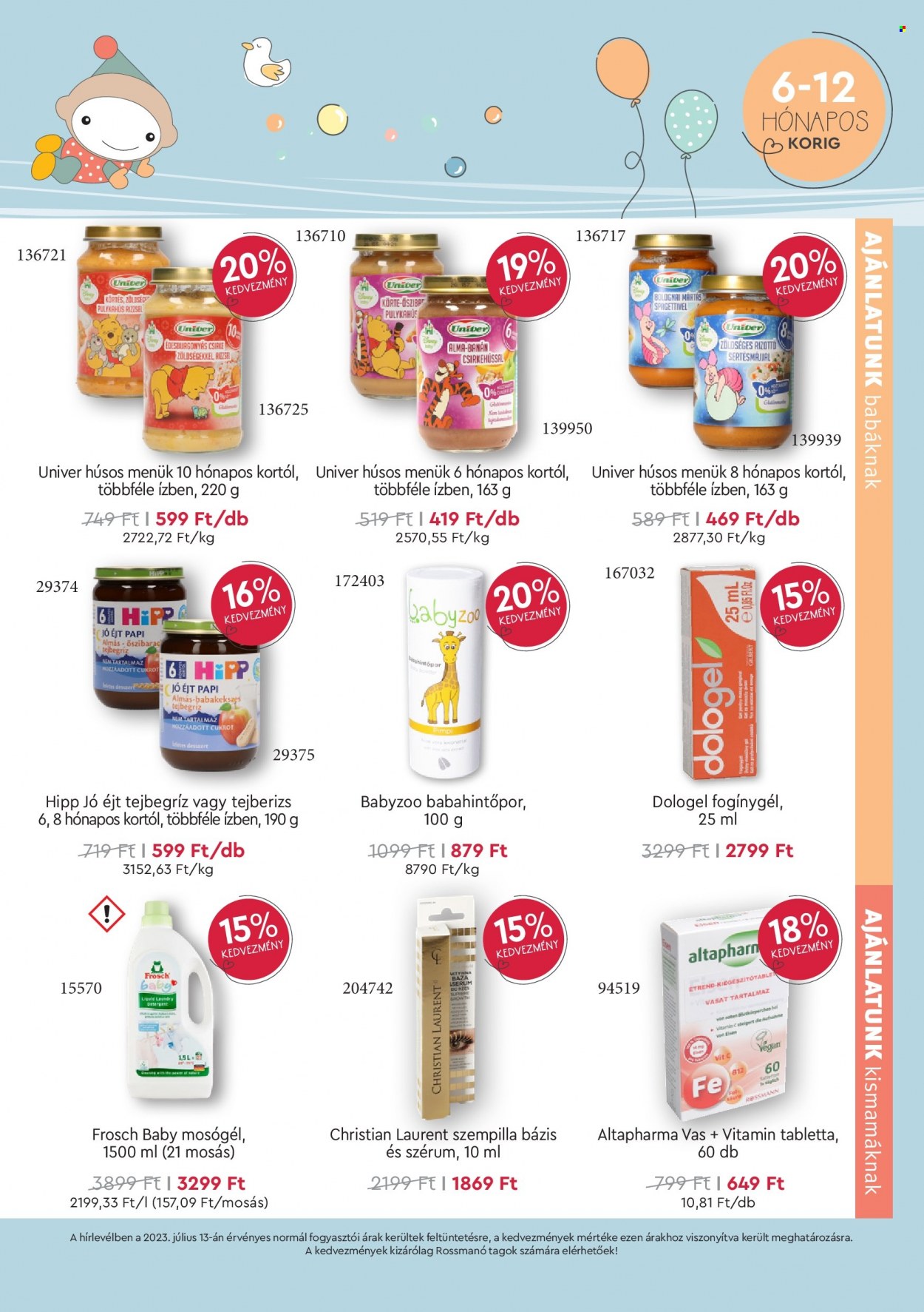 Rossmann akciós újságok - 2023.07.31 - 2023.08.27. Oldal 7