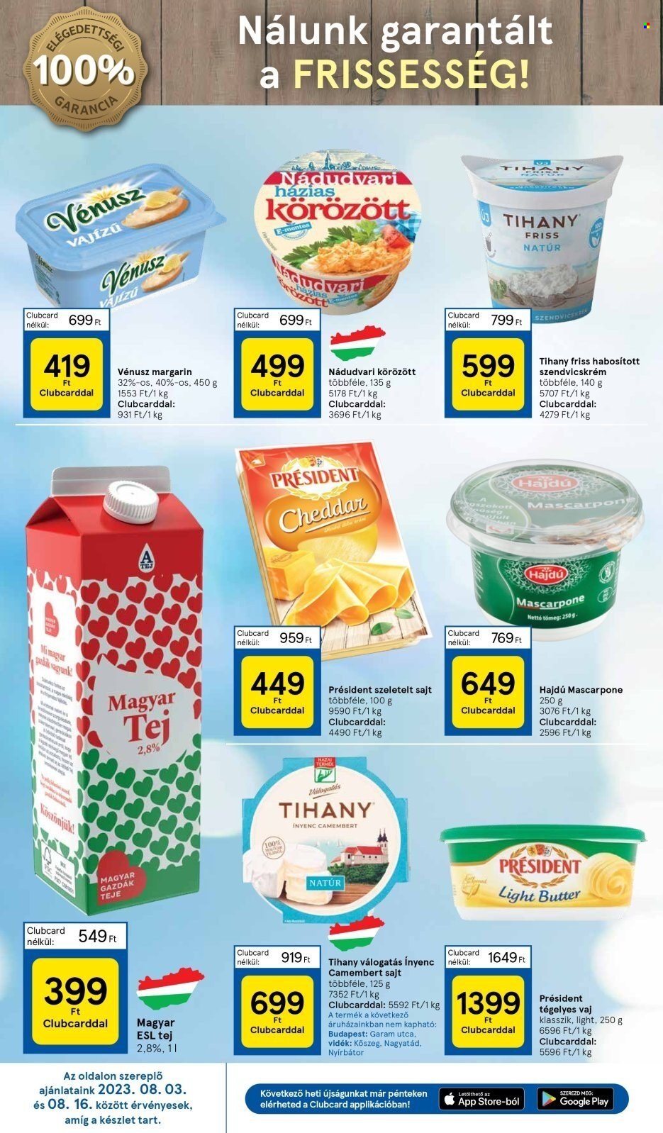 TESCO akciós újságok - 2023.08.03 - 2023.08.09. Oldal 16