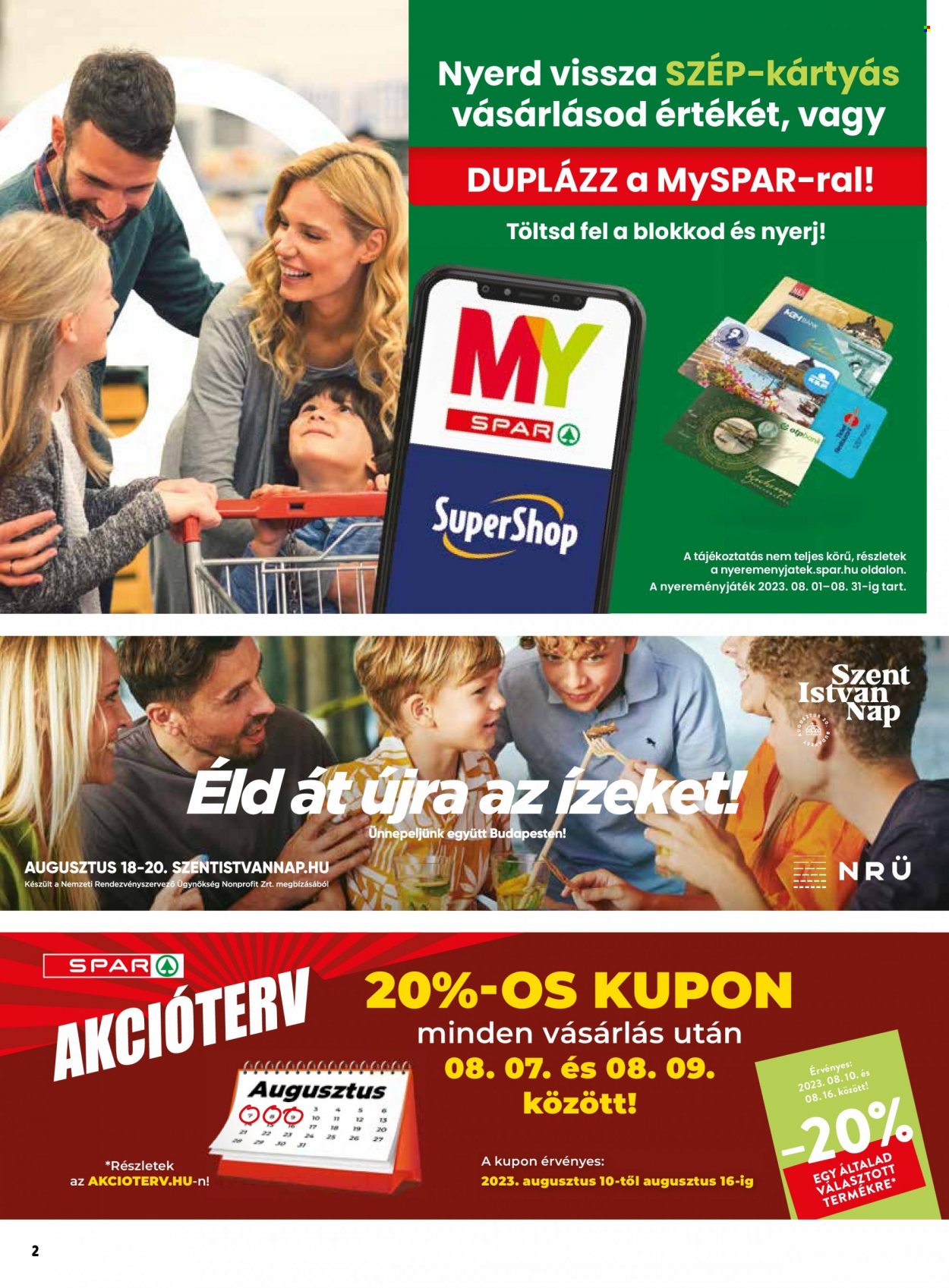 SPAR akciós újságok - 2023.08.03 - 2023.08.09. Oldal 2