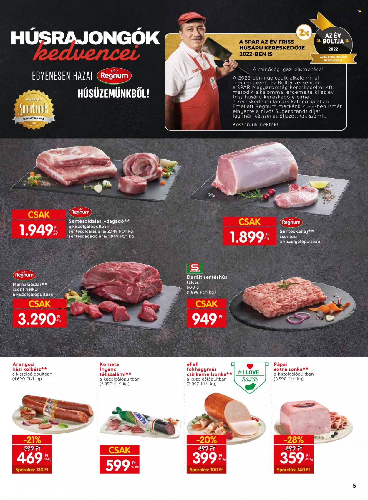 SPAR akciós újságok - 2023.08.03 - 2023.08.09. Oldal 7