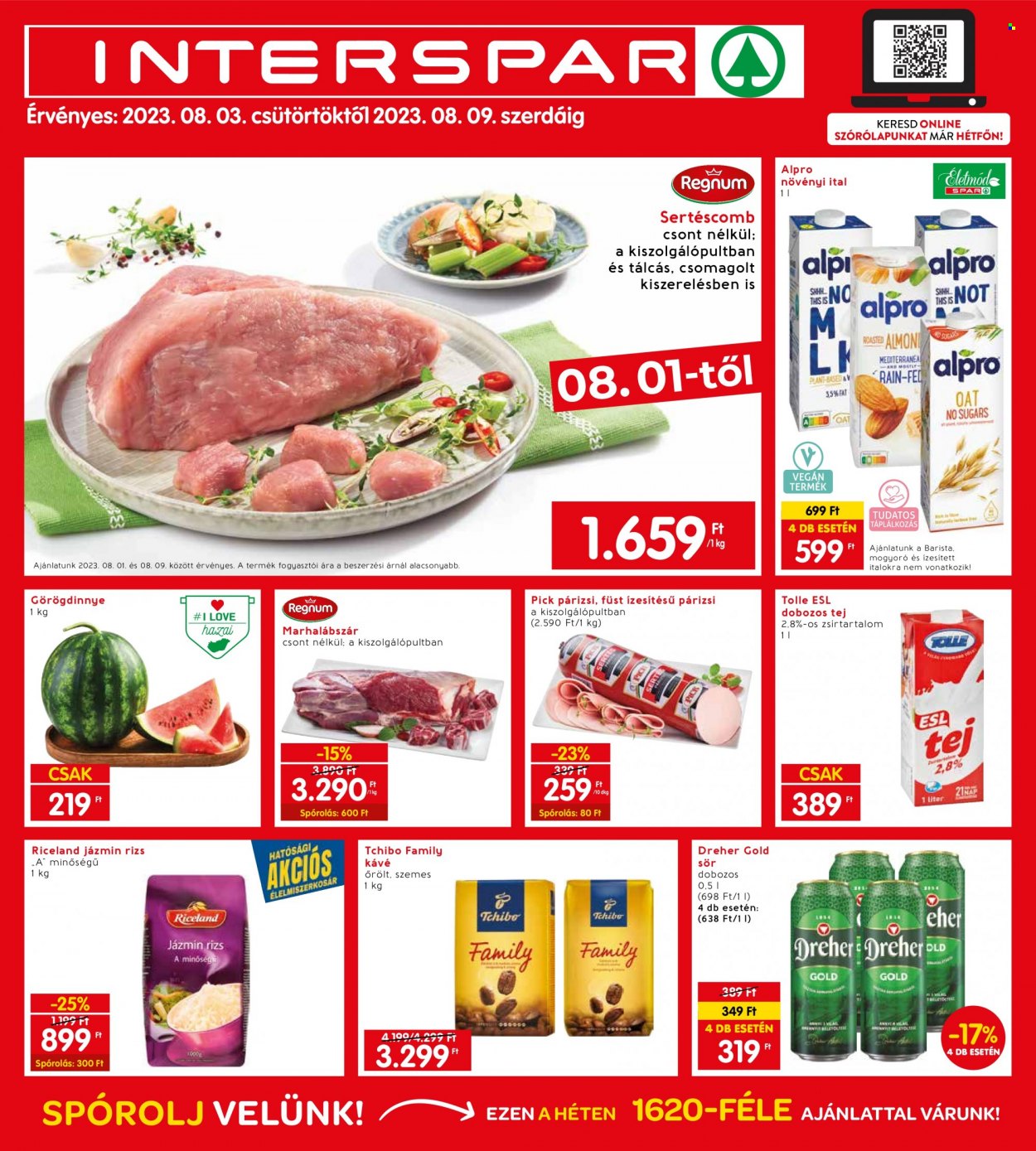 INTERSPAR akciós újságok - 2023.08.03 - 2023.08.09. Oldal 1