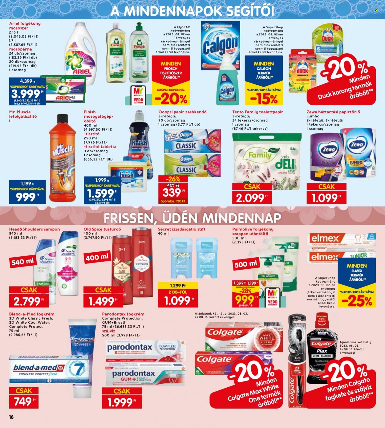 INTERSPAR akciós újságok - 2023.08.03 - 2023.08.09. Oldal 22