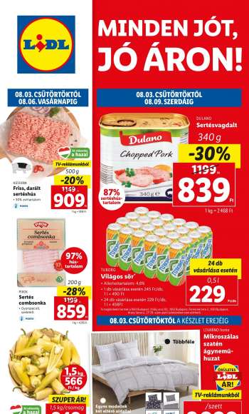 Újság Lidl - 2023.08.03 - 2023.08.09.