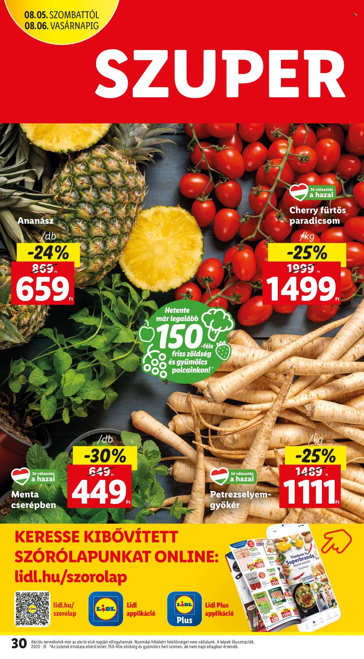 Lidl akciós újságok - 2023.08.03 - 2023.08.09. Oldal 30