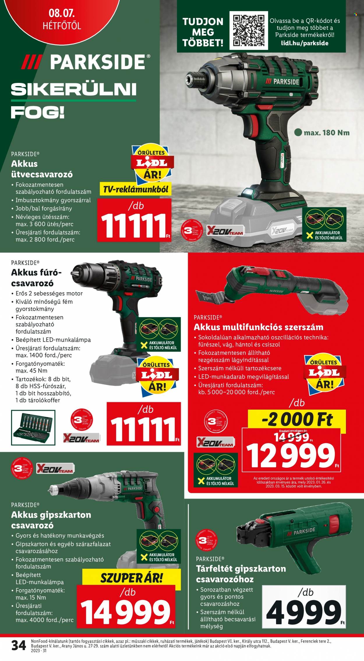 Lidl akciós újságok - 2023.08.03 - 2023.08.09. Oldal 34
