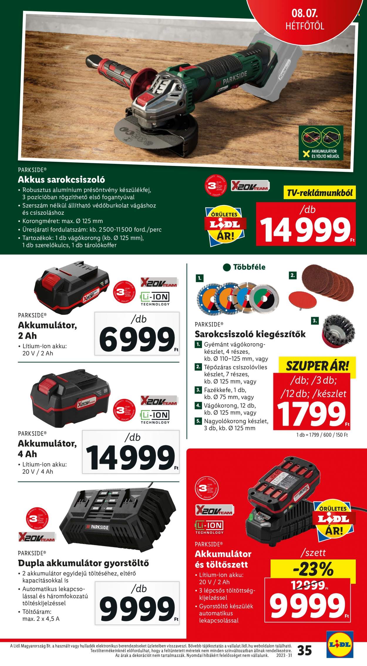 Lidl akciós újságok - 2023.08.03 - 2023.08.09. Oldal 35