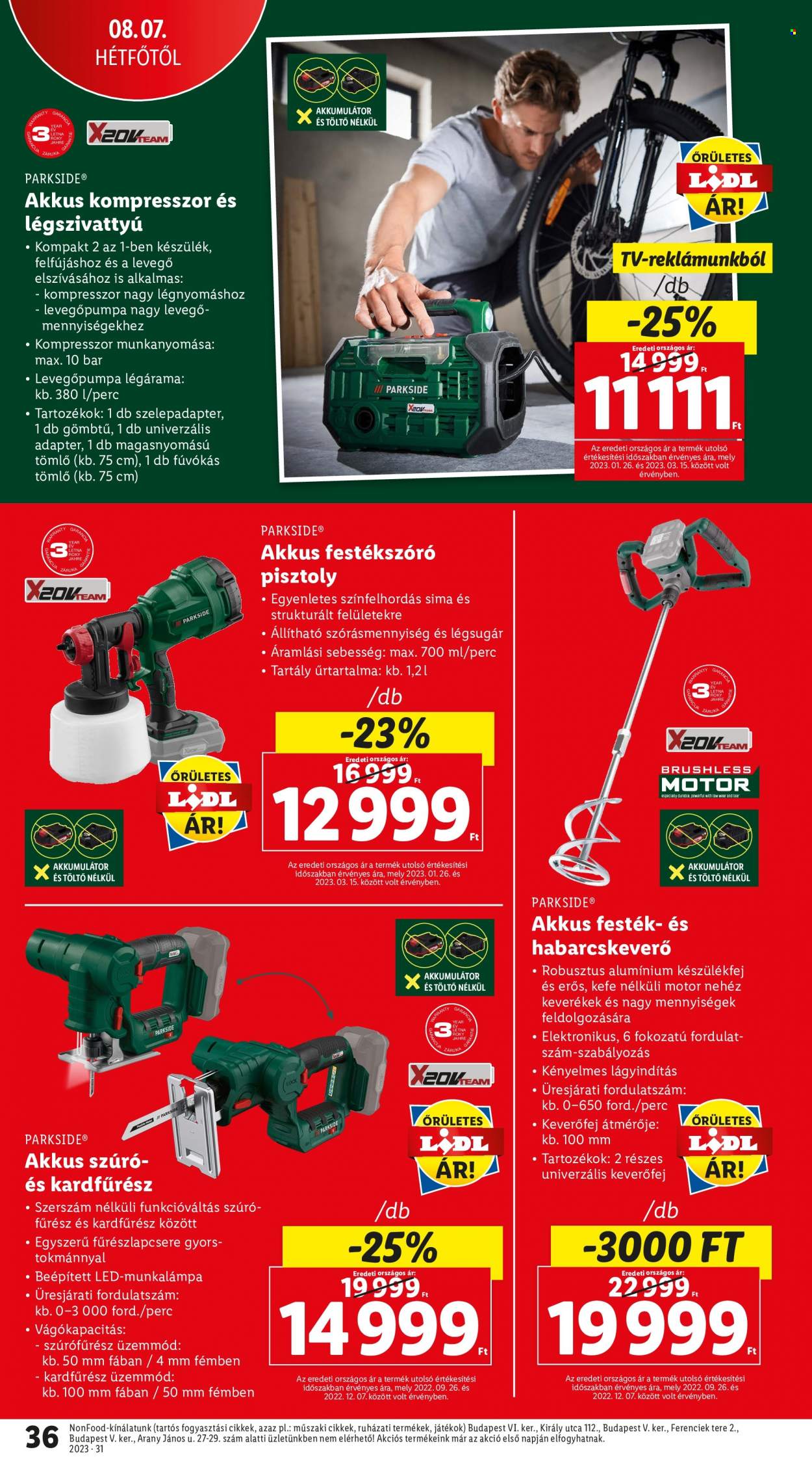 Lidl akciós újságok - 2023.08.03 - 2023.08.09. Oldal 36