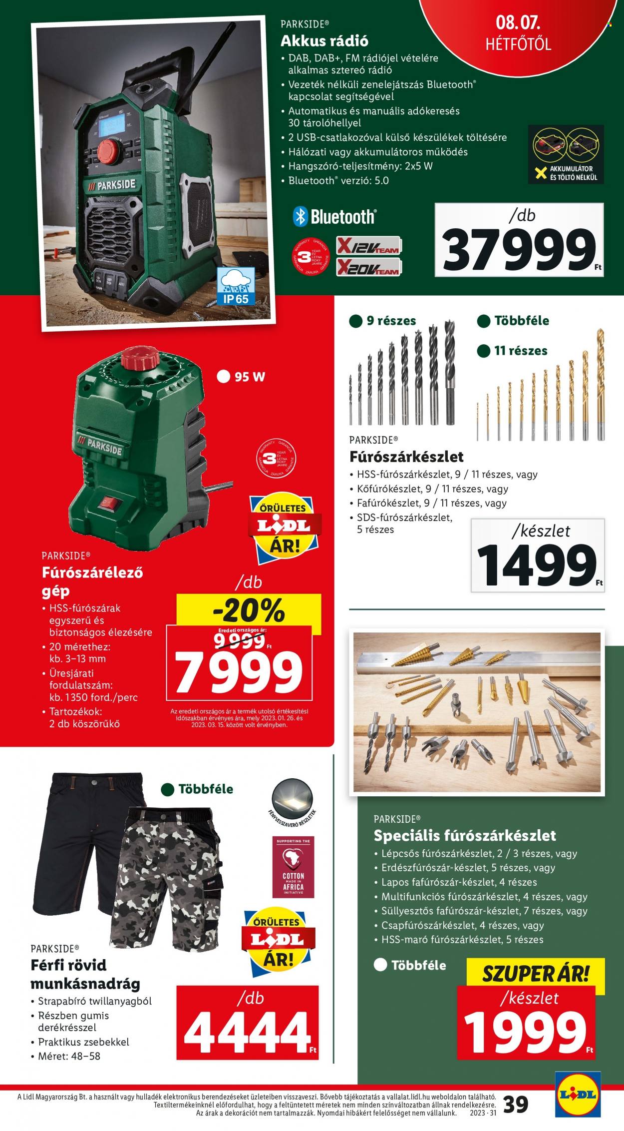 Lidl akciós újságok - 2023.08.03 - 2023.08.09. Oldal 39