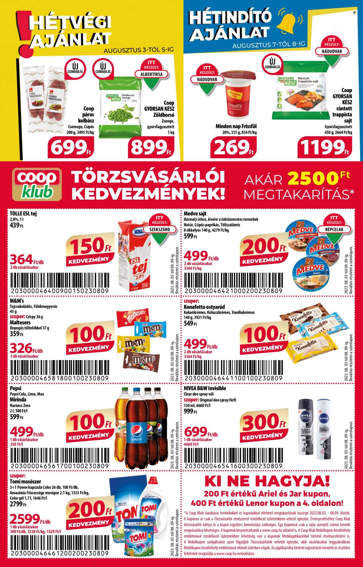 Coop akciós újságok - 2023.08.03 - 2023.08.09. Oldal 8