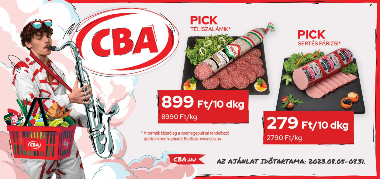CBA akciós újságok - 2023.08.05 - 2023.08.31. Oldal 4