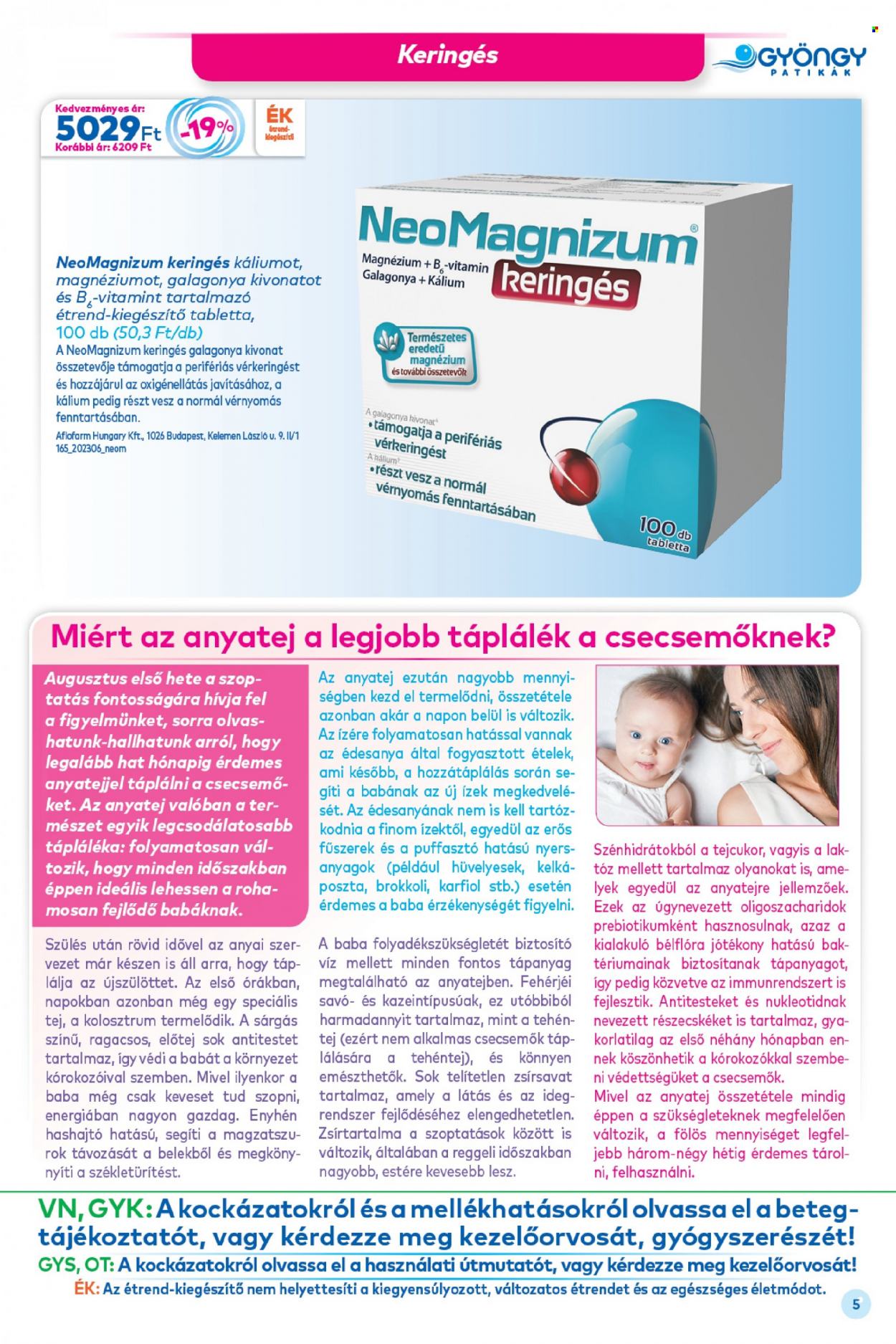 Gyöngy Patikák akciós újságok - 2023.08.01 - 2023.08.31. Oldal 5