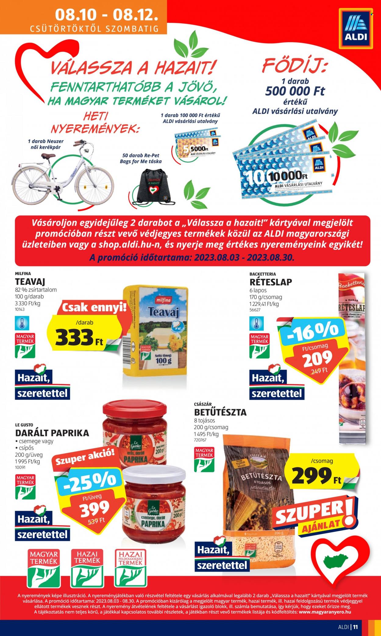 Aldi akciós újságok - 2023.08.10 - 2023.08.16. Oldal 13