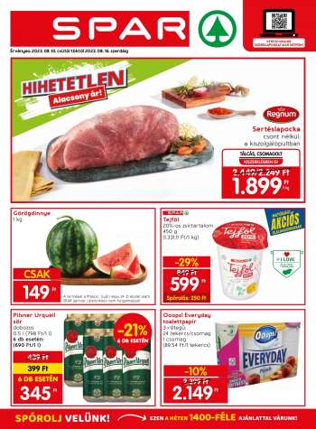 Újság SPAR - 2023.08.10 - 2023.08.16.
