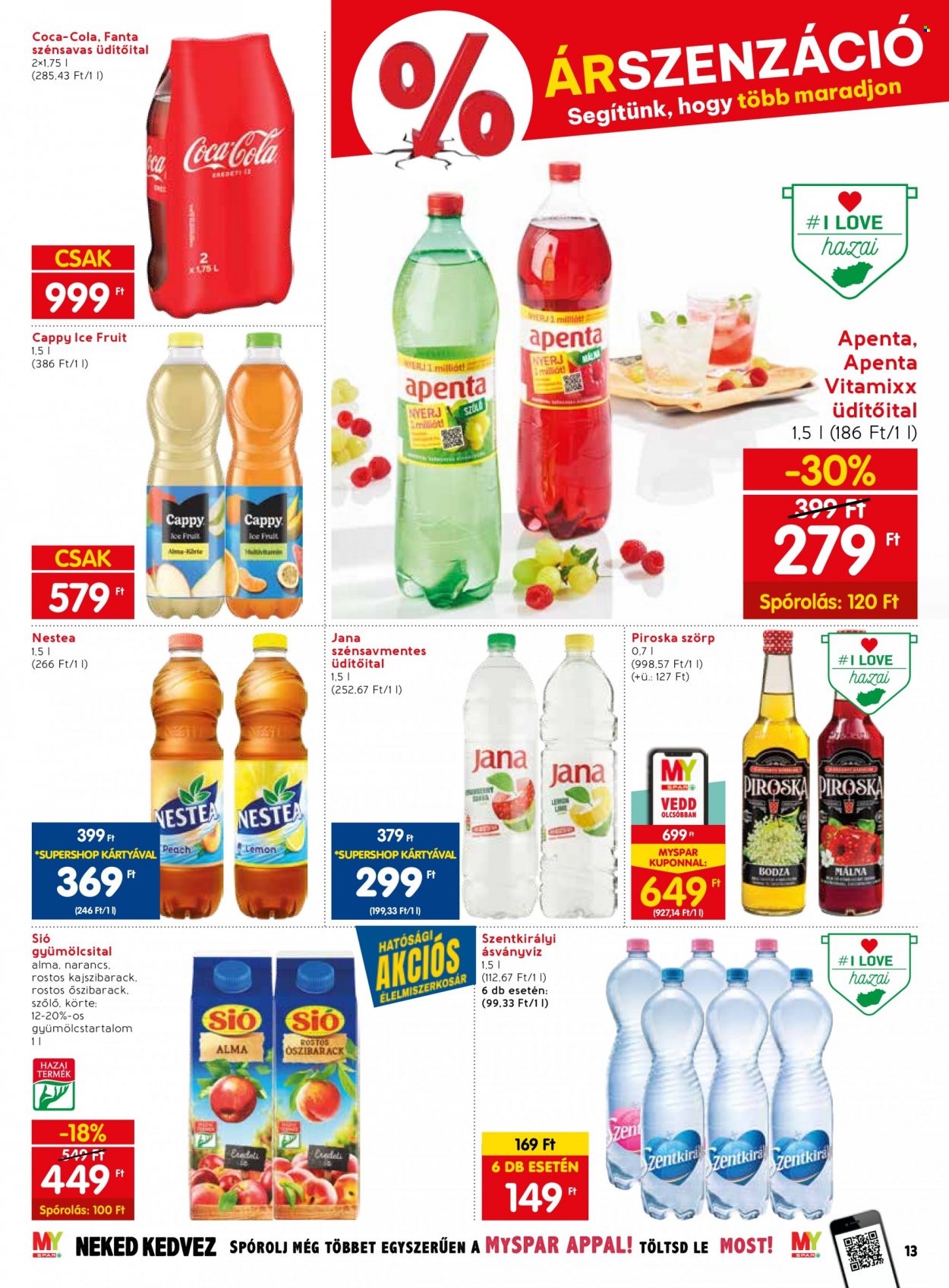 SPAR akciós újságok - 2023.08.10 - 2023.08.16. Oldal 17