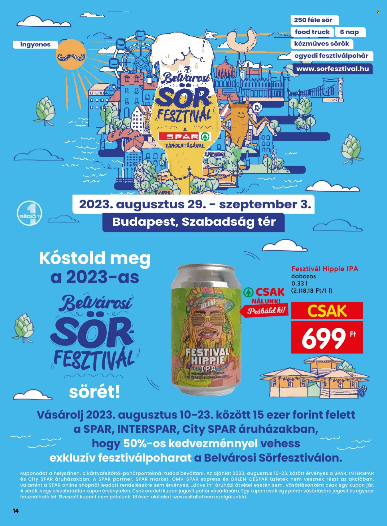 SPAR akciós újságok - 2023.08.10 - 2023.08.16. Oldal 20