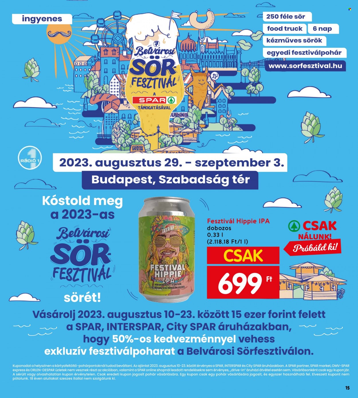 INTERSPAR akciós újságok - 2023.08.10 - 2023.08.16. Oldal 21