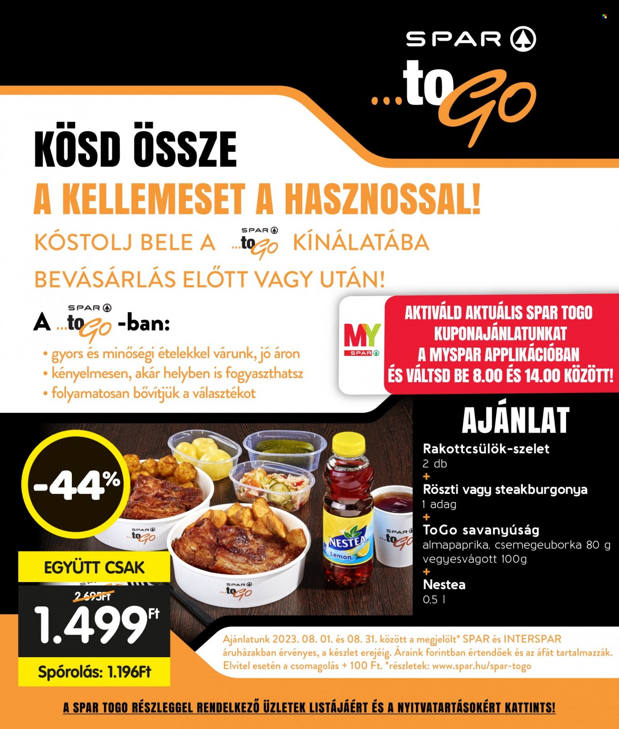 INTERSPAR akciós újságok - 2023.08.10 - 2023.08.16. Oldal 30