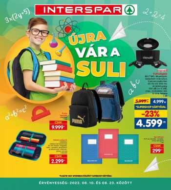 Újság INTERSPAR - 2023.08.10 - 2023.08.23.