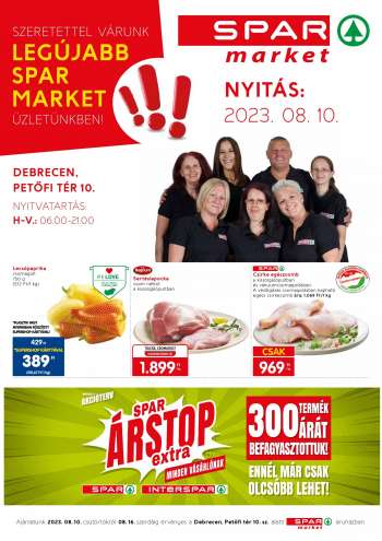 Újság SPAR market - 2023.08.10 - 2023.08.16.