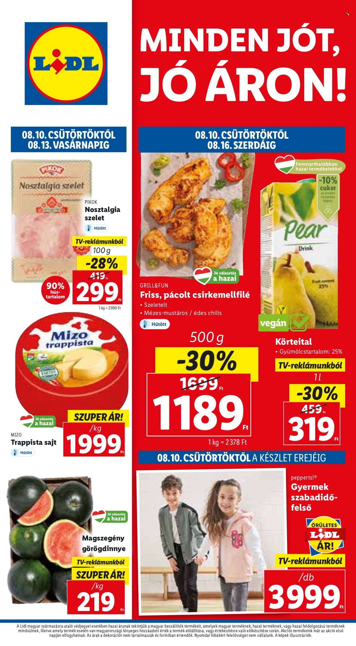 Lidl akciós újságok - 2023.08.10 - 2023.08.16. Oldal 1
