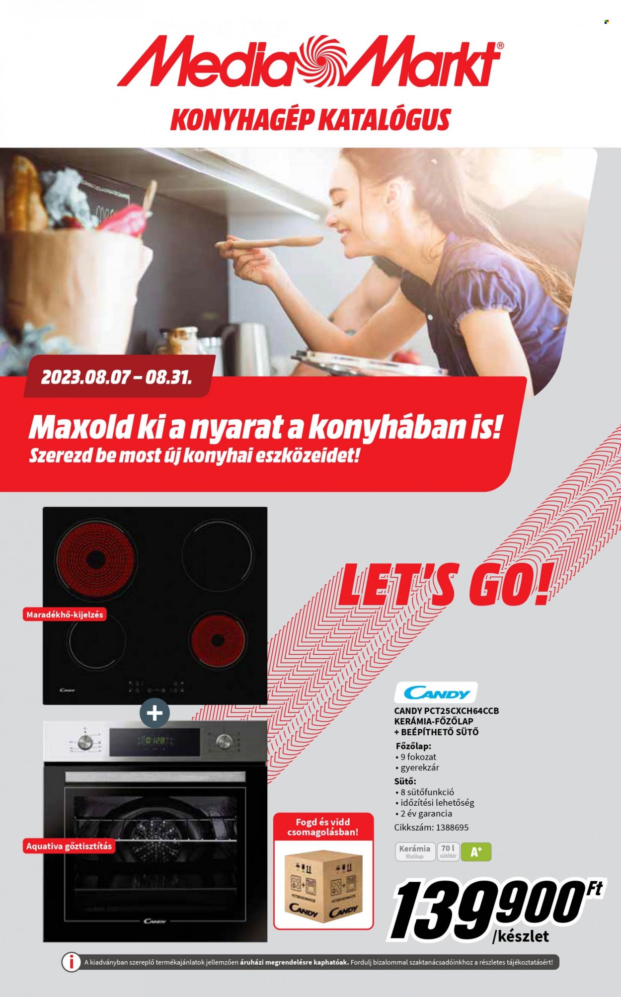 MediaMarkt akciós újságok - 2023.08.07 - 2023.08.31. Oldal 1