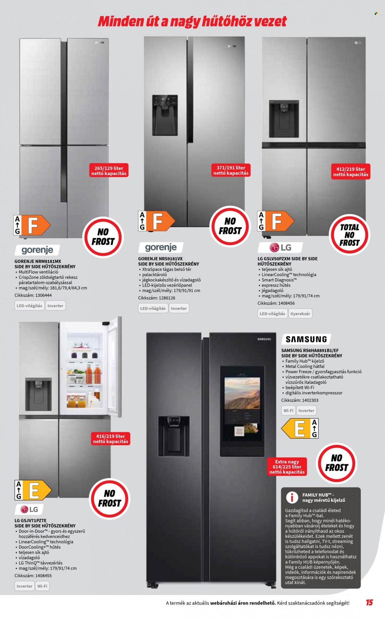 MediaMarkt akciós újságok - 2023.08.07 - 2023.08.31. Oldal 15