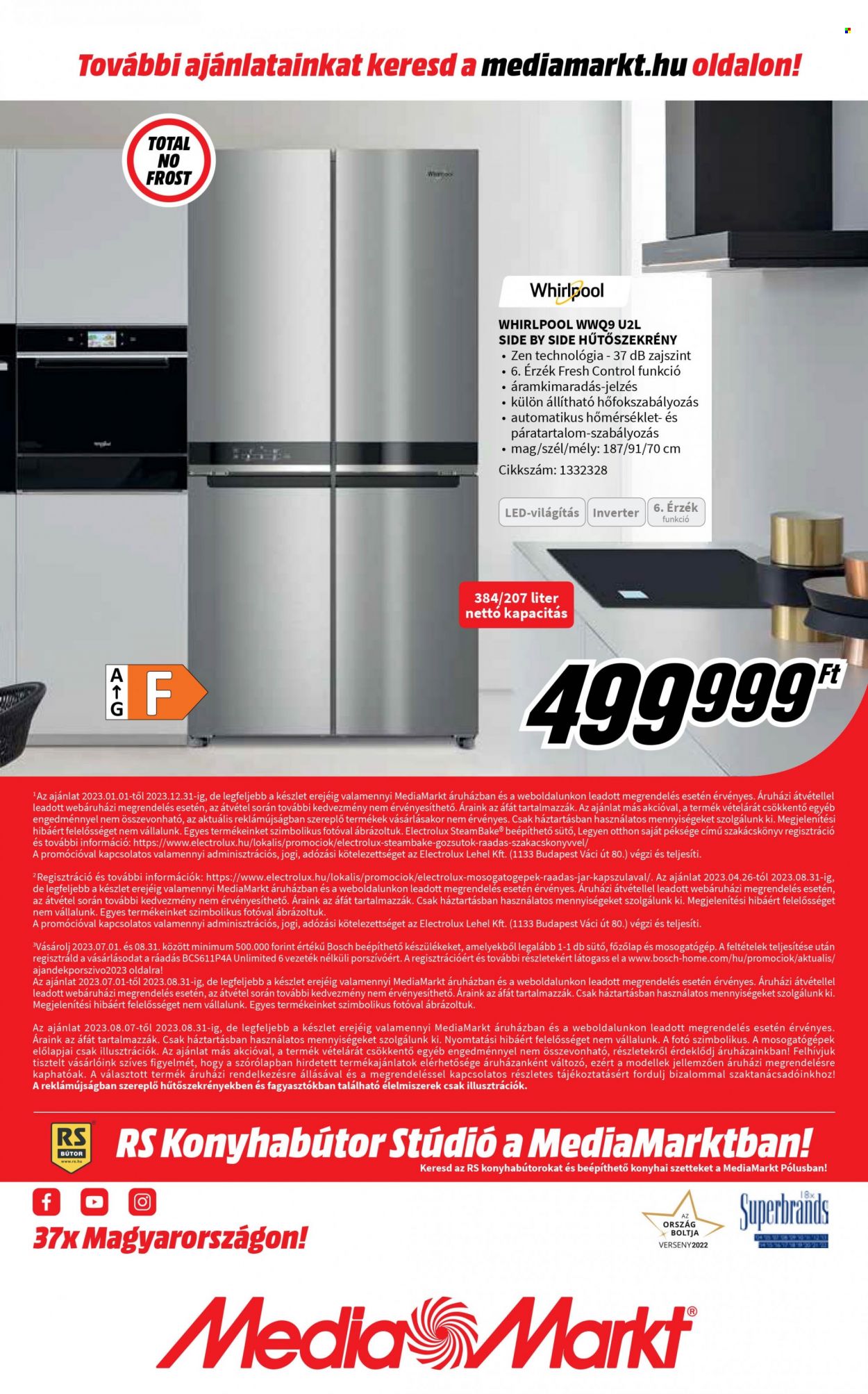 MediaMarkt akciós újságok - 2023.08.07 - 2023.08.31. Oldal 16