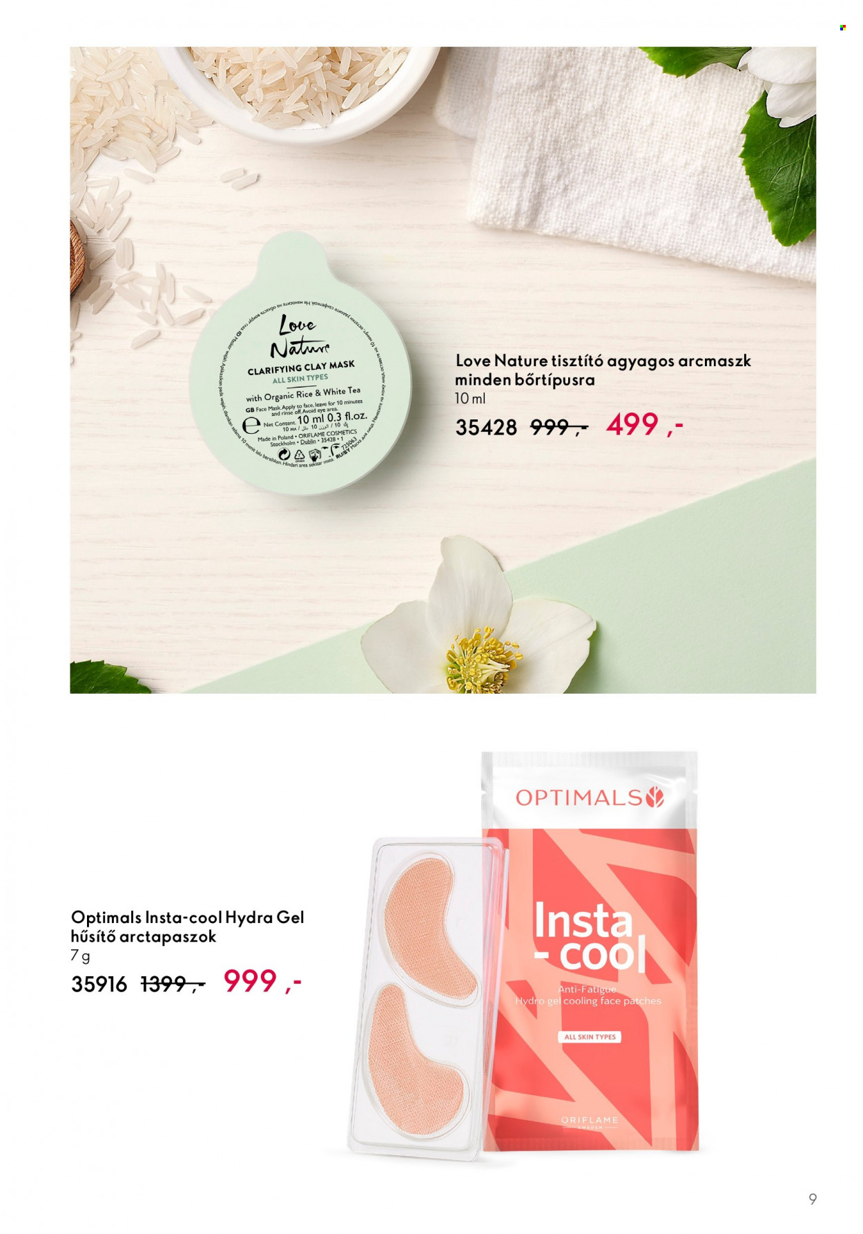 Oriflame akciós újságok - 2023.08.09 - 2023.08.29. Oldal 9