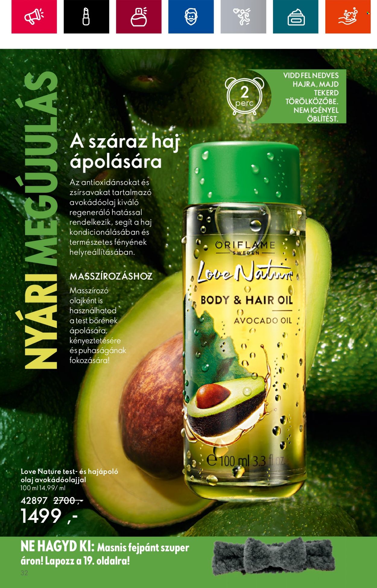 Oriflame akciós újságok - 2023.08.09 - 2023.08.29. Oldal 34