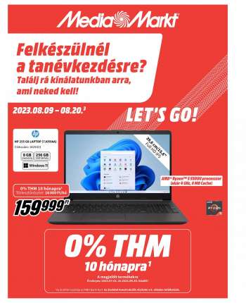 Újság MediaMarkt - 2023.08.09 - 2023.08.20.