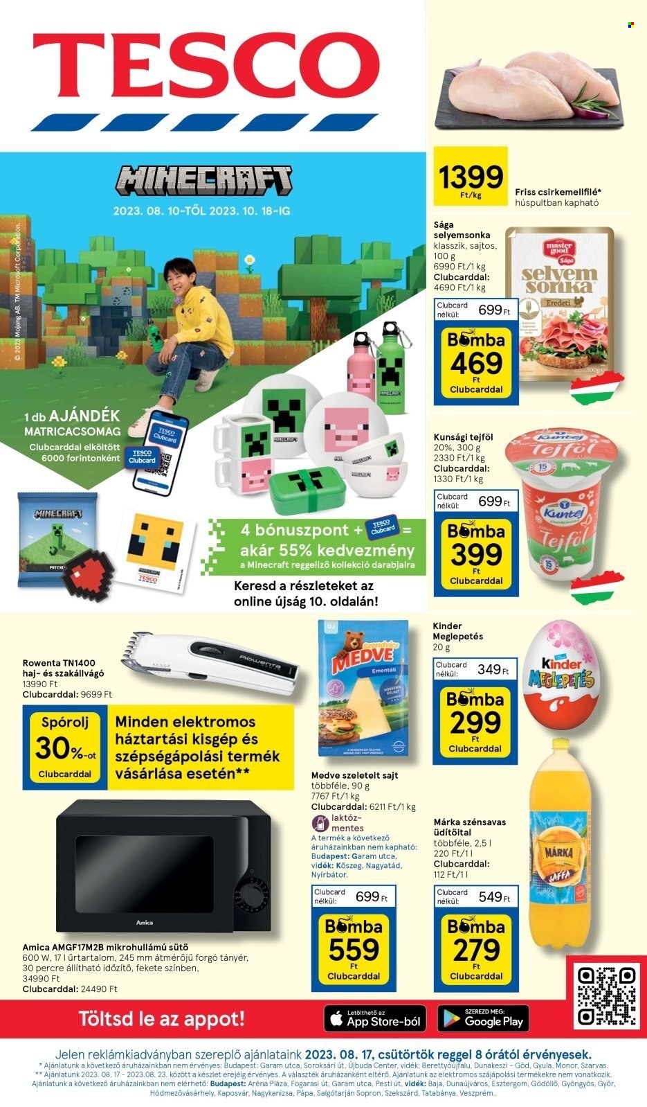 TESCO akciós újságok - 2023.08.17 - 2023.08.23. Oldal 1