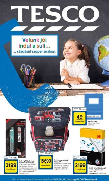 Újság TESCO - 2023.08.15 - 2023.09.17.