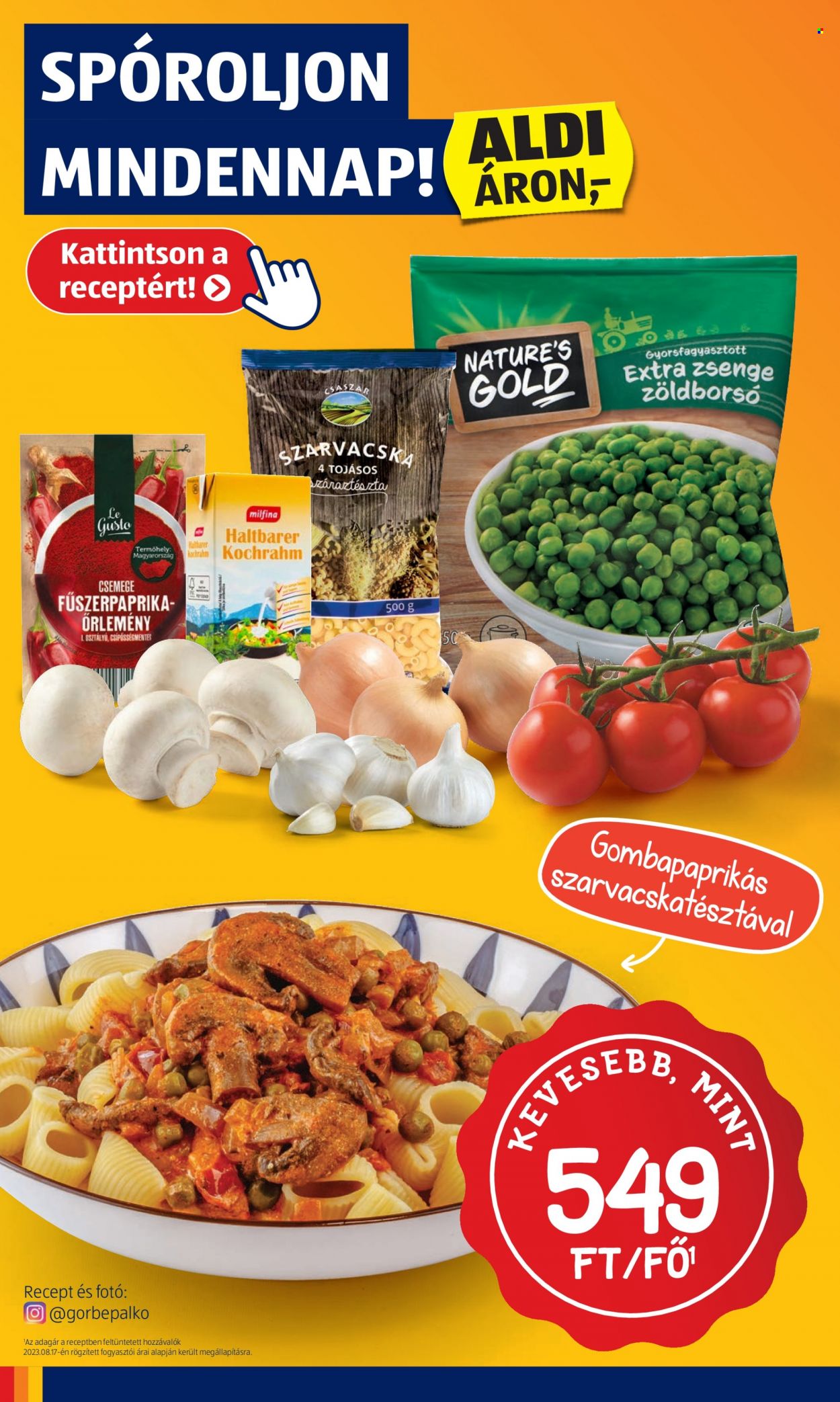 Aldi akciós újságok - 2023.08.17 - 2023.08.23. Oldal 26
