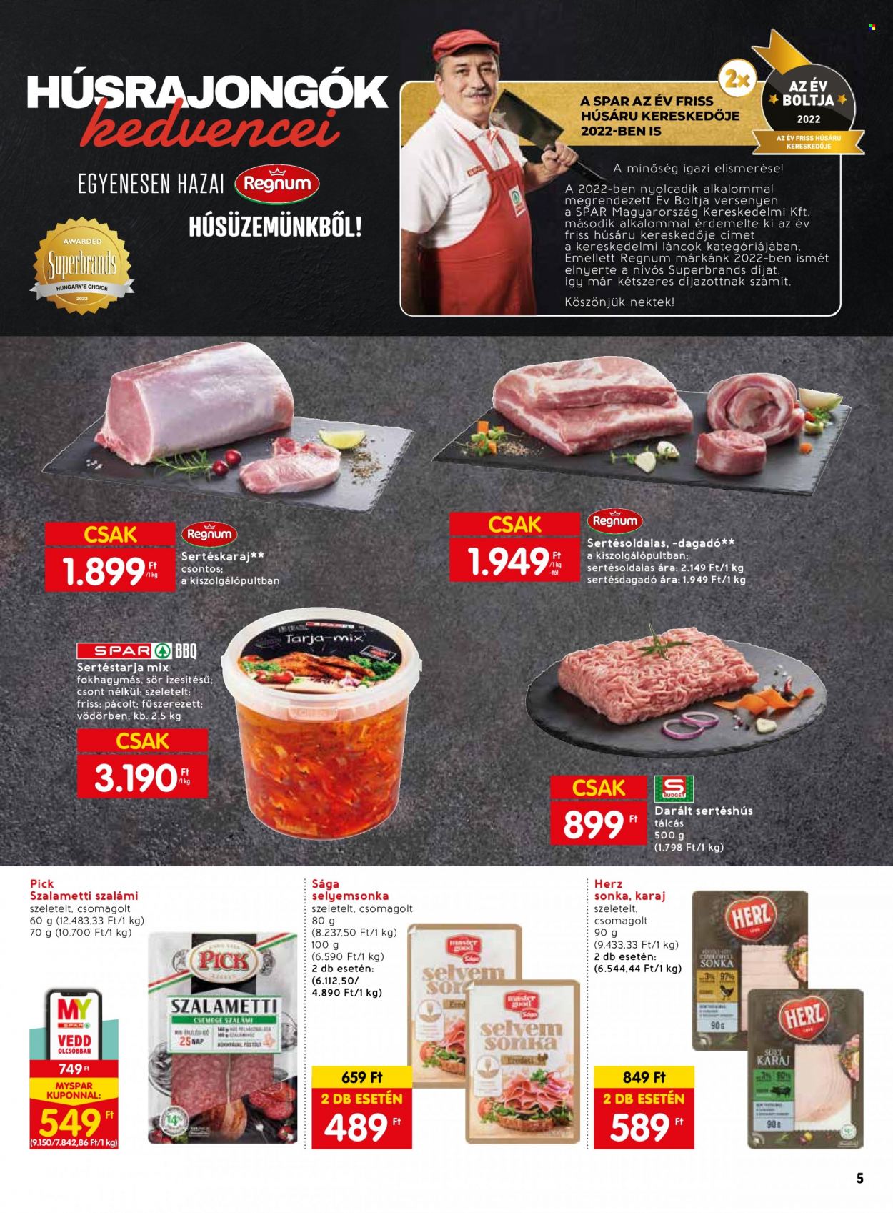 SPAR akciós újságok - 2023.08.17 - 2023.08.23. Oldal 7