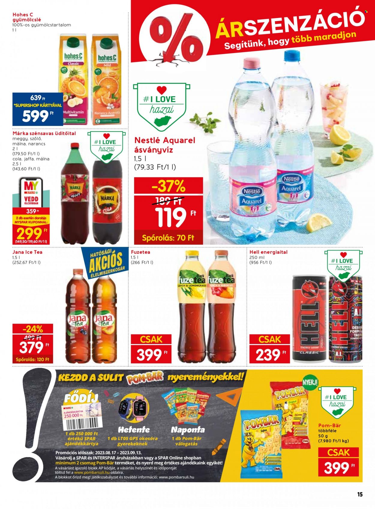 SPAR akciós újságok - 2023.08.17 - 2023.08.23. Oldal 19