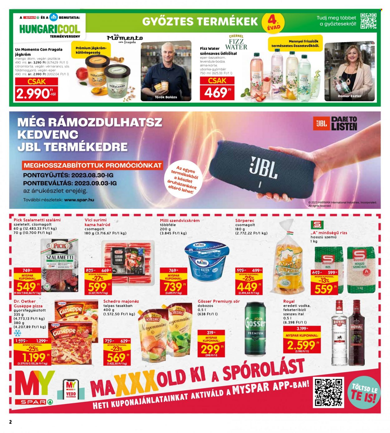 INTERSPAR akciós újságok - 2023.08.17 - 2023.08.23. Oldal 2