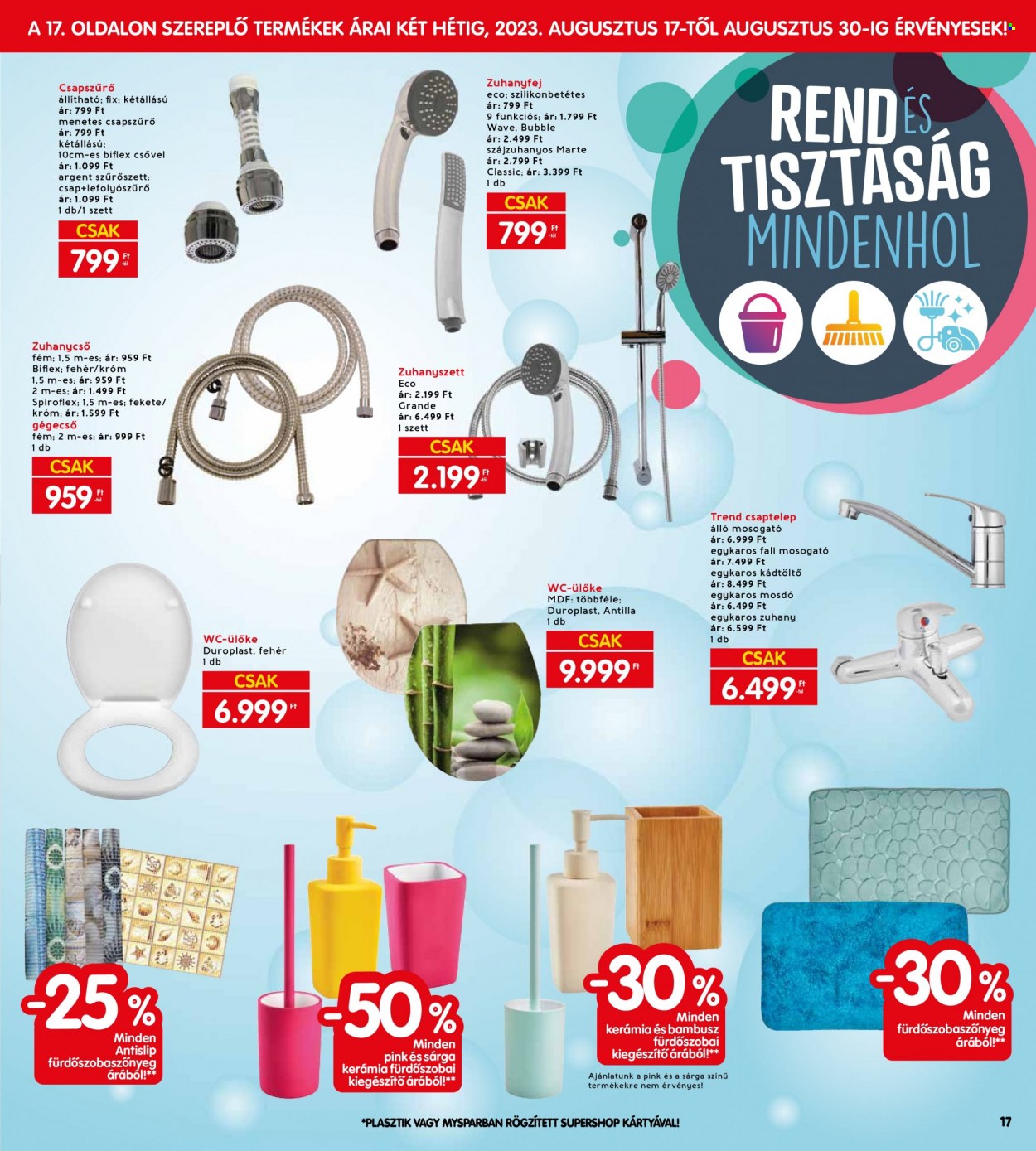 INTERSPAR akciós újságok - 2023.08.17 - 2023.08.30. Oldal 1